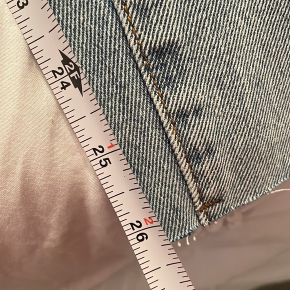 SHEIN - brand new - size XS jeans- EZ wear ripped raw edge straight - Picture 9 of 13